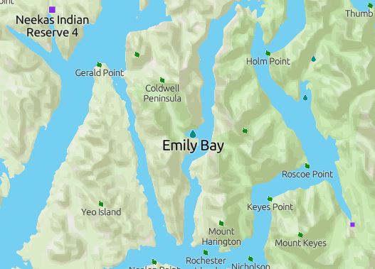 Fidalgo Yacht Club, Anacortes, Washington. Gateway to the San Juan Islands. Emily Bay, Briggs Inlet, Central Coast, BC